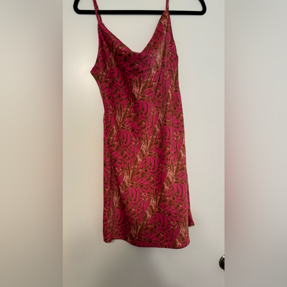 Urban outfitters satin cow neck slip dress. New with tags. Size small.